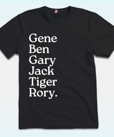 Gene Ben Gary Jack Tiger Rory Shirt, Golf Grand Slam Legends Rory Mcilroy, Tiger Woods