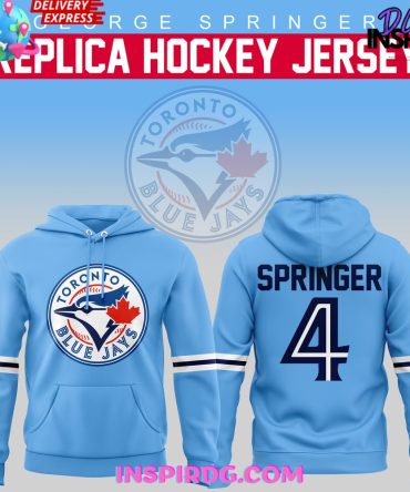 George Springer Toronto Blue Jays Hockey Hoodie