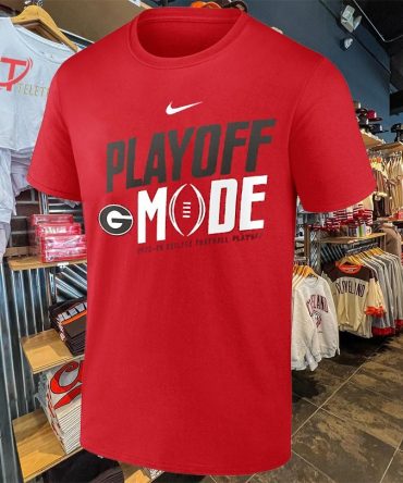 Georgia Bulldogs 2025-26 College Football Playoff Mode Bound Nike T-Shirts