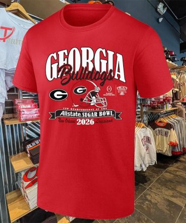 Georgia Bulldogs College Football Playoff 2026 Sugar Bowl New Orleans Louisiana T-Shirts