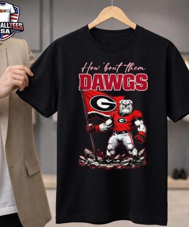 Georgia Bulldogs Ncaa 2026 Sugar Bowl Champions Mascot Flag How 'Bout Them Dawgs Unisex Shirt