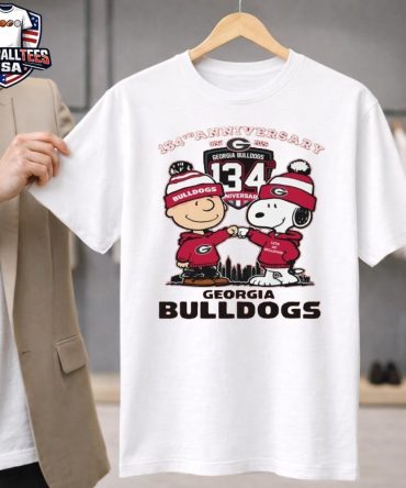 Georgia Bulldogs Peanuts 134Th Anniversary 1892-2026 Celebrate Unisex Shirt