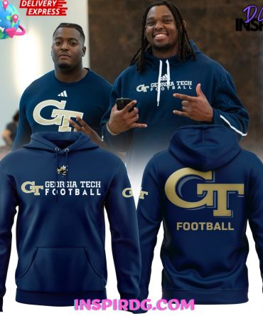 Georgia Tech Football 2024 Navy Hoodie