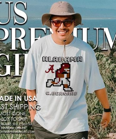 Germie Bernard Alabama Crimson Tide Football 8 Bit Nfl 2025 Shirt