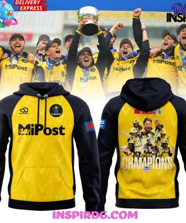 Glamorgan Cricket Champions One Day Cup 2024 Hoodie