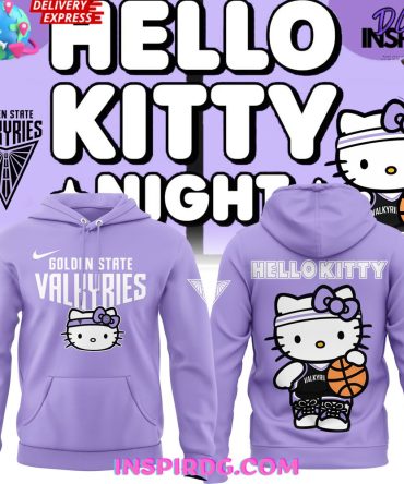 Golden State Valkyrie X Hello Kitty Night Special Edition Hoodie