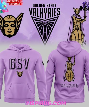 Golden State Valkyries Guardian Secondary Logo Purple Hoodie