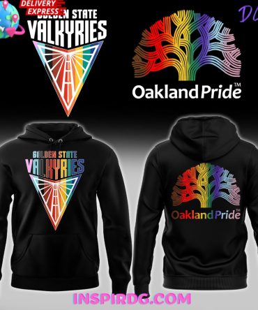 Golden State Valkyries Oakland Pride 2024 Black Hoodie