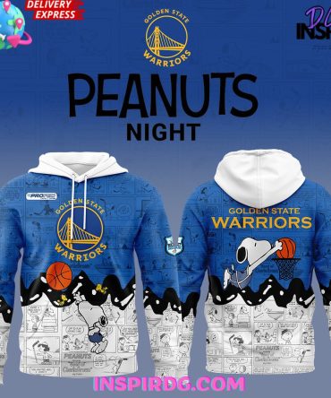 Golden State Warriors Anniversary Of Peanuts Special All Over Print Hoodie, 3D Hoodie
