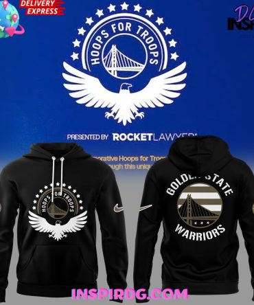 Golden State Warriors Hoops For Troops Special Hoodie