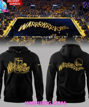 Golden State Warriors Nba Play Off 2025 Black All Over Print Hoodie