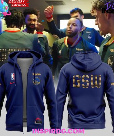 Gsw Team Hoodie - Official Nba Golden State Warriors Zip-Up Jacket, Limited Edition
