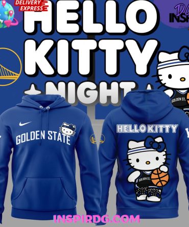 Golden State Warriors X Hello Kitty Night Edition Hoodie