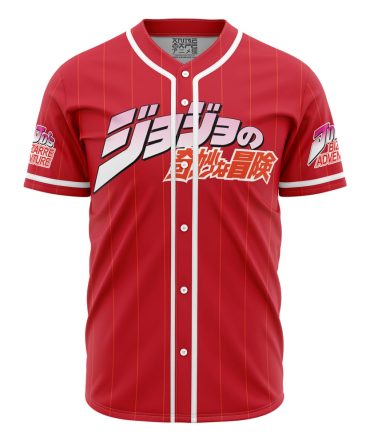 Golden Wind Squad Jojo’S Bizarre Adventure Baseball Jersey
