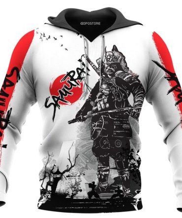 Japan T-Shirt Japanese Samurai Art Black White T-Shirt Japan Hoodie