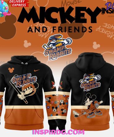 Greenville Swamp Rabbits Mickey & Friends Special All Over Print Hoodie, 3D Hoodie
