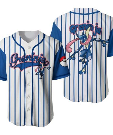 Stylish Greninja Baseball Jersey - Perfect Gift For Pokémon Fans!
