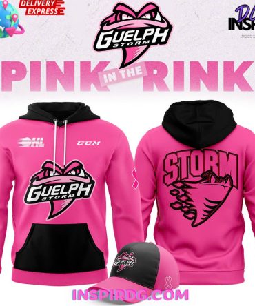 Guelph Storm Pink In The Rink Night 2024 Hoodie