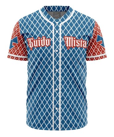 Guido Mista Jojo’S Bizarre Adventure Baseball Jersey