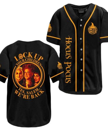 Limited Edition 'Hocus Pocus' Baseball Jersey – Iconic Salem Style For Halloween Fans