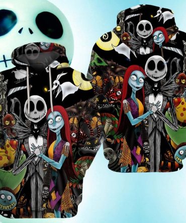 Tnbc Hoodie Jack And Sally With Other Characters Hoodie