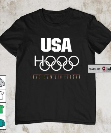 Hacksaw Jim Duggan Usa Hooo Text Shirt