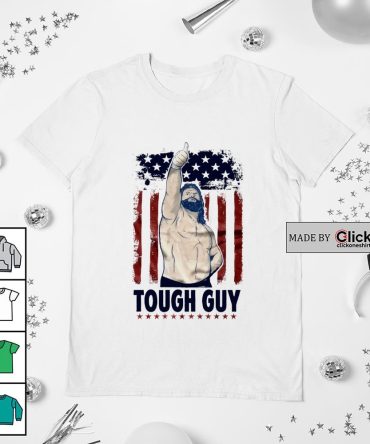 Hacksaw Jim Duggan Tough Guy American Flag Retro Shirt