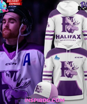 Halifax Mooseheads Fight Cancer 2025 All Over Print Hoodie, 3D Hoodie