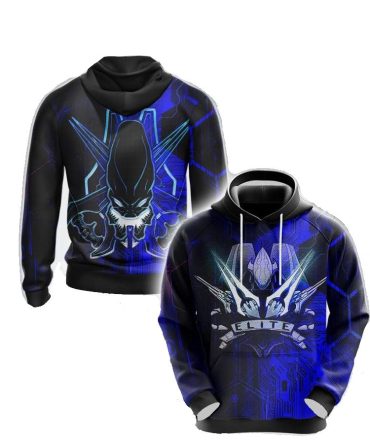 Halo Hoodie Halo Elite Energy Sword Hoodie Black Blue Unisex