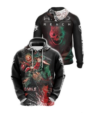 Halo Hoodie Halo Emile Memories Of Reach Hoodie Black Unisex