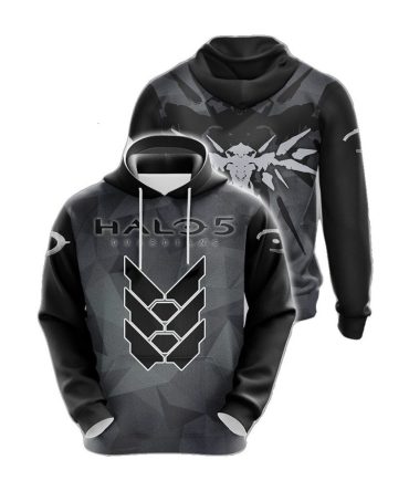 Halo Hoodie Halo 5 Guardians Symbol Hoodie Black Unisex