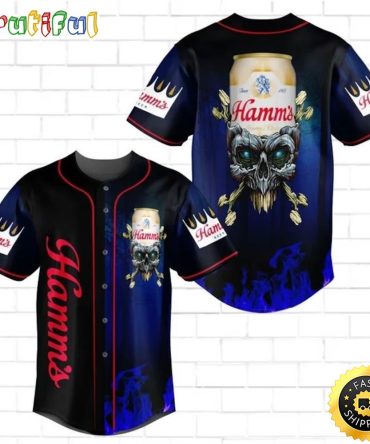 Hamm'S Beer Baseball Jersey Shirt