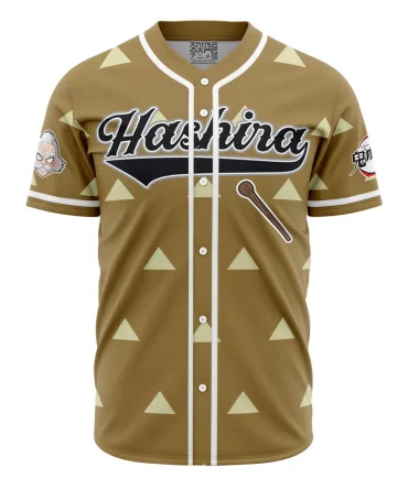 Hashira Jigoro Kuwajima Demon Slayer Baseball Jersey