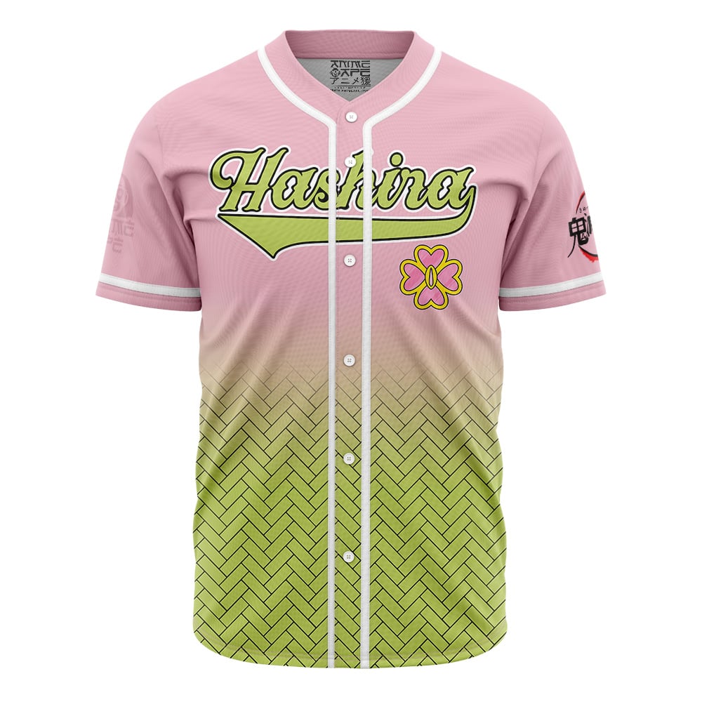 Hashira Mitsuri Kanroji Demon Slayer Baseball Jersey