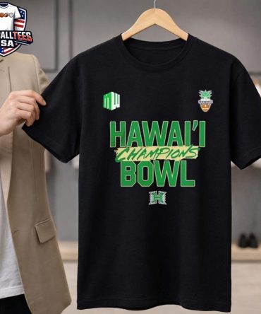 Hawaii Rainbow Warriors 2025 Hawaii Bowl Champions Logo Unisex Shirt