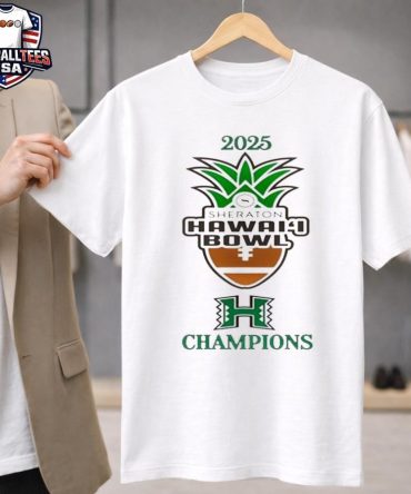 Hawaii Rainbow Warriors Hawaii Bowl Champions 2025 Unisex Shirt