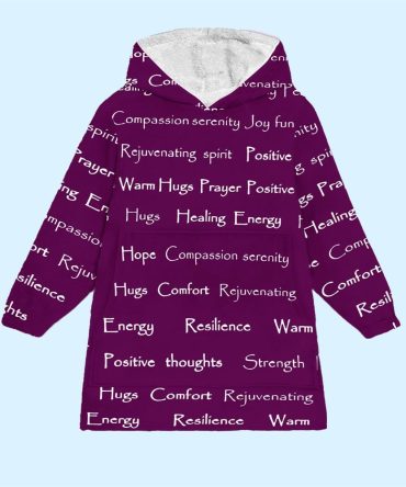 Healing Warm Hugs Caring Gift Blanket Hoodie