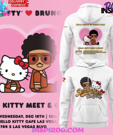 Hello Kitty X Bruno Mars Meet & Greet White Hoodie