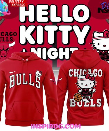 Hello Kitty X Chicago Bulls 2025 All Over Print Hoodie, 3D Hoodie