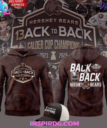 Hershey Bears Calder Cup Champions 2024 Hoodie