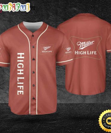 High Life Beer Lover Baseball Jersey
