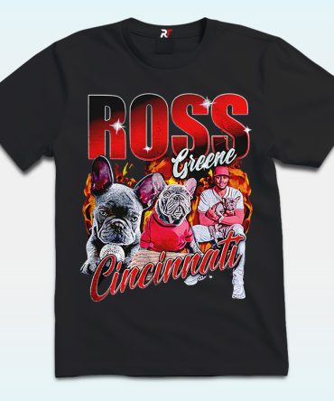 Hip Hop Ross Greene Cincinnati Reds Bulldog Baseball Shirt