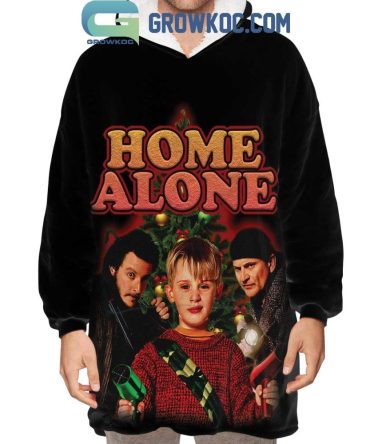 Home Alone Ho Ho Ho Christmas Blanket Hoodie