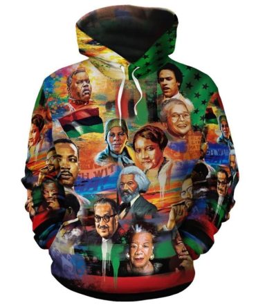 Africa American Hoodie Civil Rights Moments Hoodie Colorful Unisex