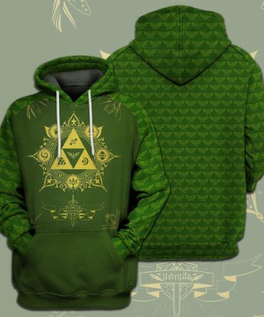 Legend Of Zelda Shirt Triforce Hyrule'S Symbol Goddess Pearls T-Shirt Legend Of Zelda Hoodie