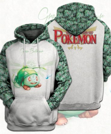 Legend Of Zelda Pokemon Shirt Pokemon Bullbasaur Link Crossover T-Shirt Hoodie
