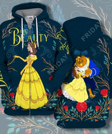 Disney T-Shirt Beauty & The Beast His Beauty Couple T-Shirt Awesome Disney Beauty & The Beast Hoodie