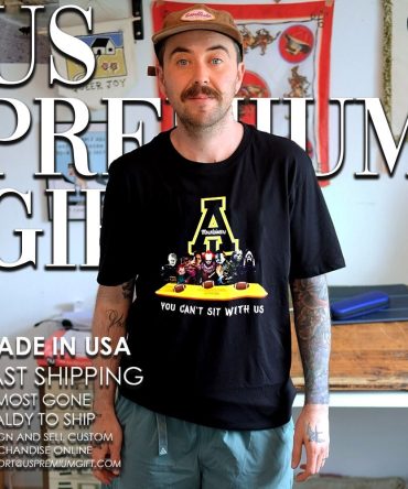 Horror Characters Appalachian State Mountaineers Nfl You Can'T Sit With Us Halloween 2025 Shirt