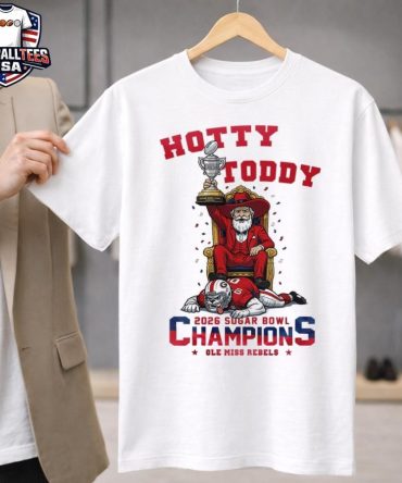 Hotty Toddy Mascot 2025 Sugar Bowl Game Champions Ole Miss Rebels Unisex Shirt
