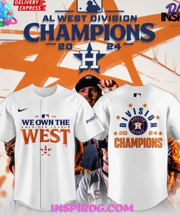Houston Astros American League West Champions 2024 Baseball Jersey